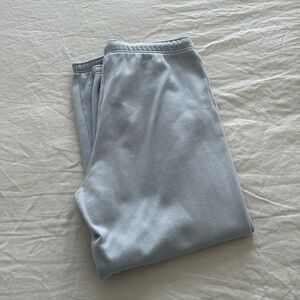 Aritzia Cozy Fleece Mega Sweatpant in Mirror Blue